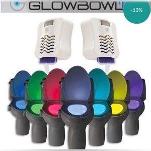 3/$21⭐️2 GlowBowl Motion Activated Toilet Nightlights